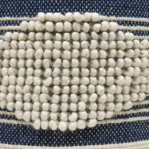 Diamond Handcrafted Cylindrical Pouf