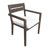 7 Pieces Acacia Wood Outdoor Dining Set with Cushions