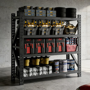 Heavy Duty 4 Shelf Garage Shelving Unit