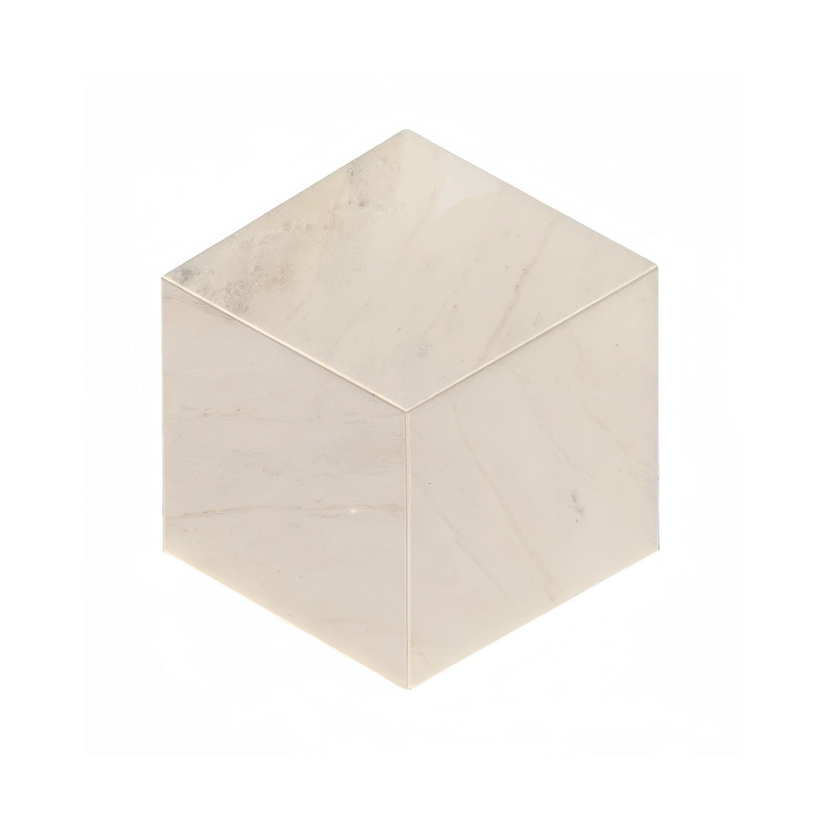 Hexagon Natural Marble Polished Tile For Wall And Floor (Set of 12)