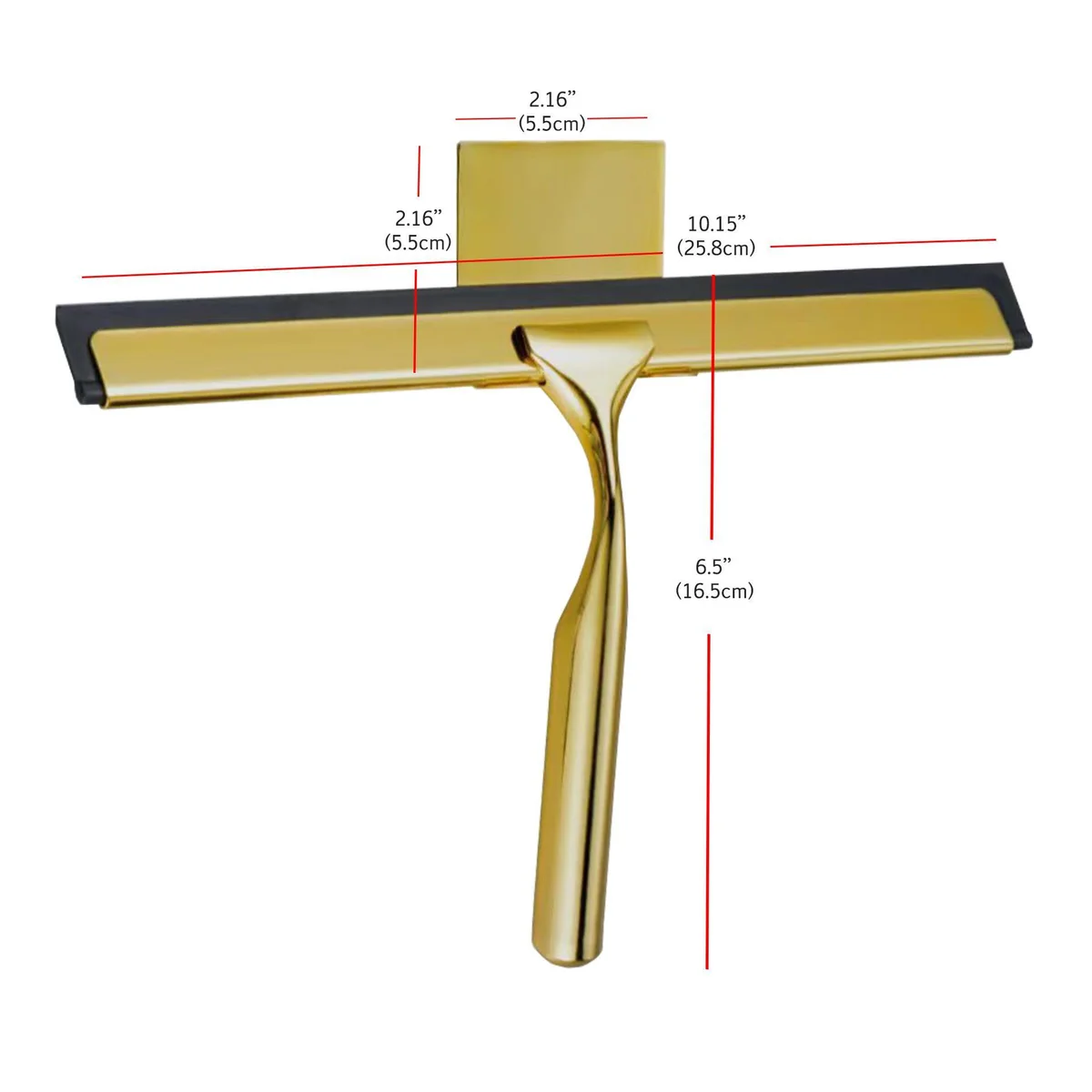 10" Shower Squeegee with 3M Hanger