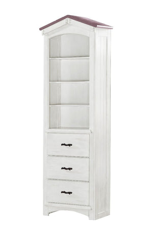 Tree House - Bookcase Cabinet - Pink & White