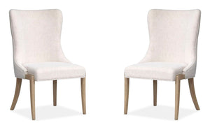 Sunset Cove - Upholstered Host Chair (Set of 2) - Sanibel Brown