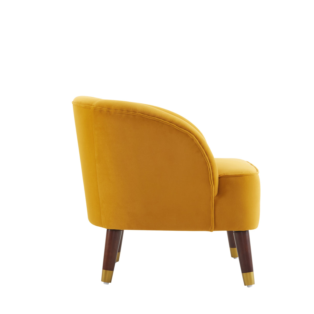 Upholstered Barrel Accent Chair
