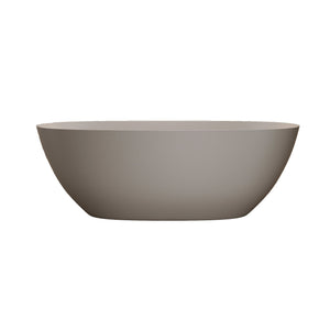 69'' Freestanding Bathtub Resin Stone Soaking Bathtub