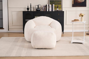 Foam Bean Bag Chairs for Adults/Teens with Filling and Chenille Cover