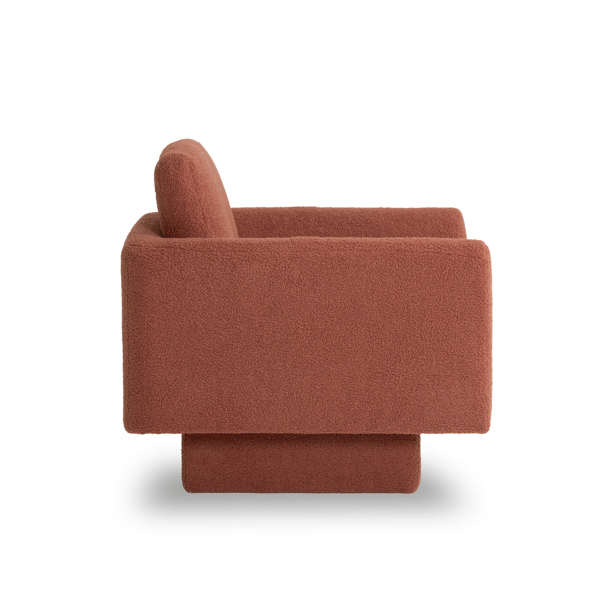 Hartswell Teddy Sherpa Modern Swivel Accent Chair