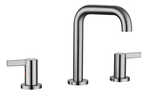 Bathroom Faucet For Bathroom Sink With Two Handles, Pop Up Drain And Supply Lines