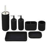 7-Piece Resin Bathroom Accessories Set