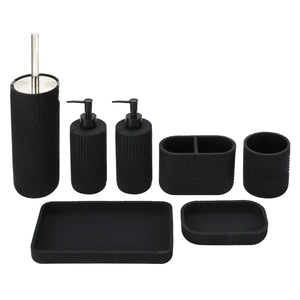 7-Piece Resin Bathroom Accessories Set