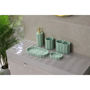 7-Piece Resin Bathroom Accessories Set