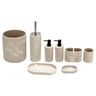 8-Piece Resin Bathroom Accessories Set