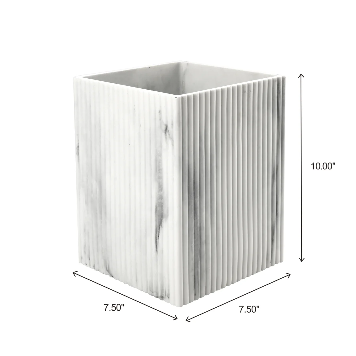 8-Piece Resin Bathroom Accessories Set