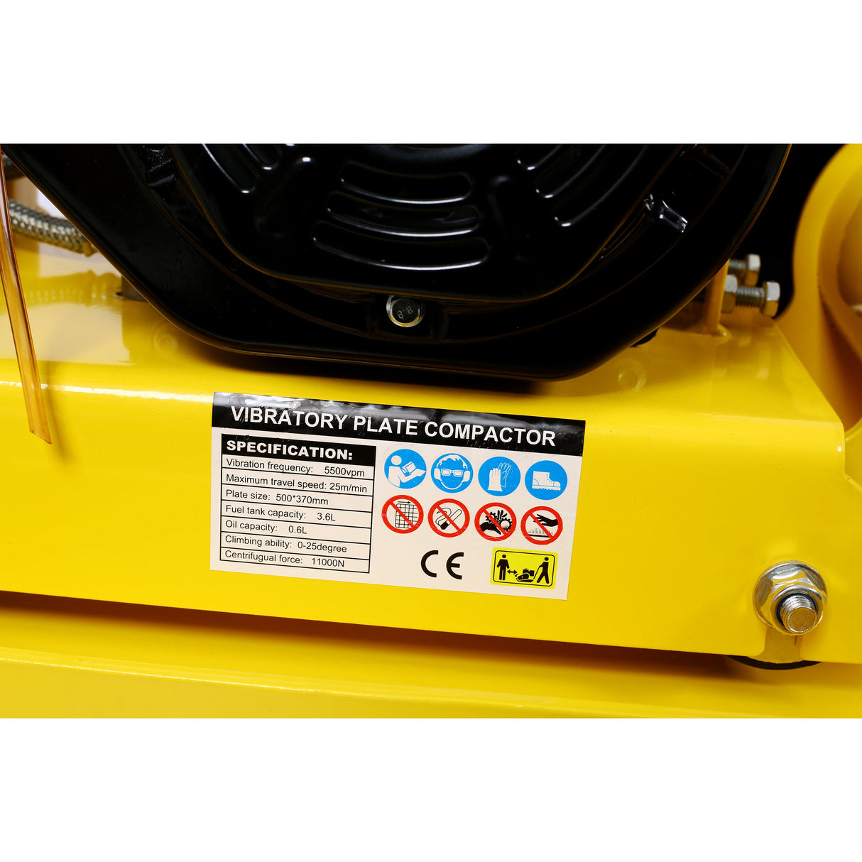 7.0HP Gas Vibration Compaction Force 20 x 14 inch Plate Compactor