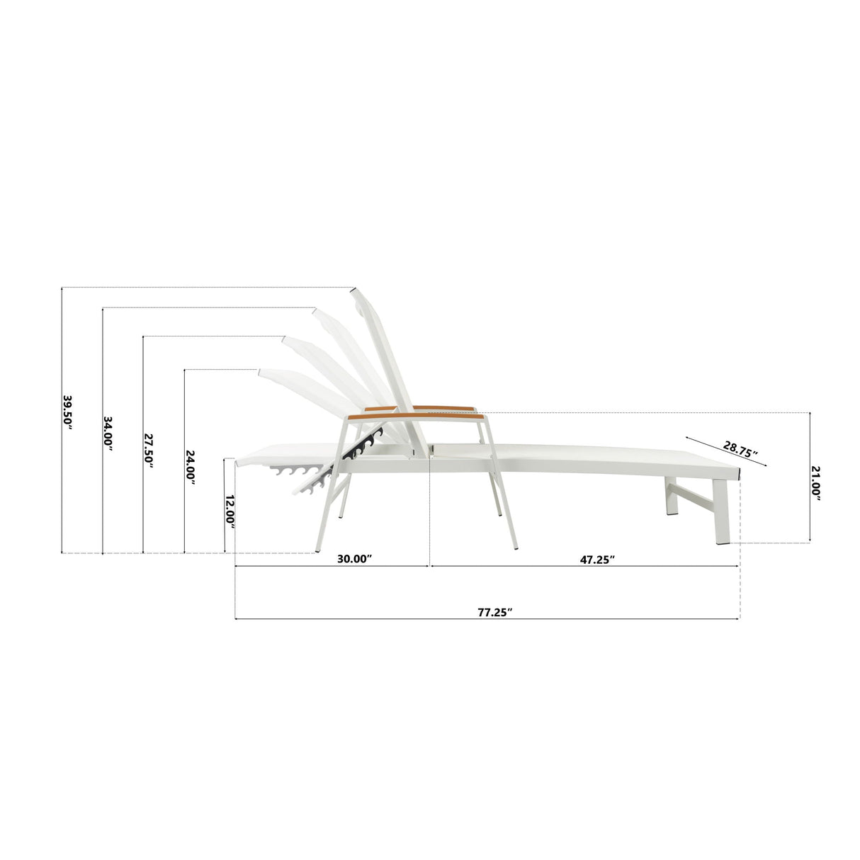Oaxton - Chaise Lounge