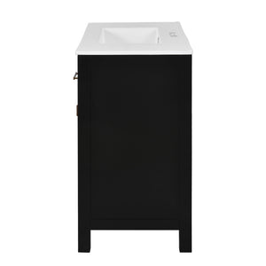Bathroom Vanity With Sink Combo Set, Modern Bathroom Cabinet With 4 Drawers
