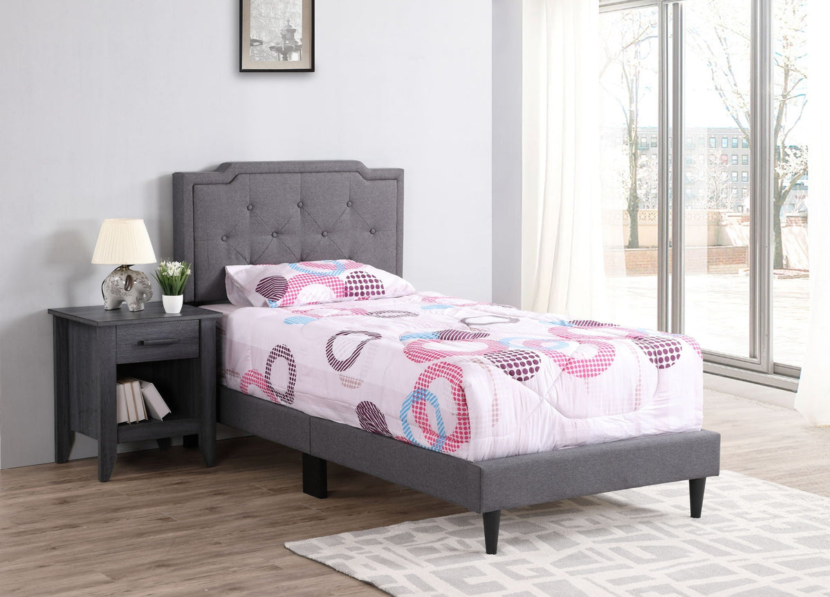 Button Tufted Bed Charming For Cozy Spaces