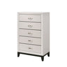 Contemporary 5 Drawer Tall Chest
