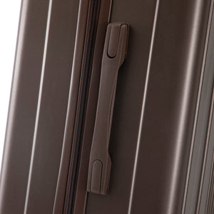 3 Piece ABS Spinner Wheel Luggage Set (Brown)