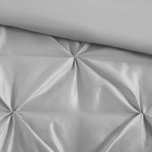 7 Piece Tufted Comforter Set Grey California King
