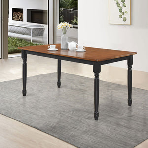 Hayward - Dining Table Rectangular Table With Rounded Edge Top - Walnut
