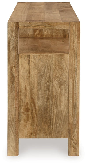 Hudwick - Accent Cabinet - Natural Brown