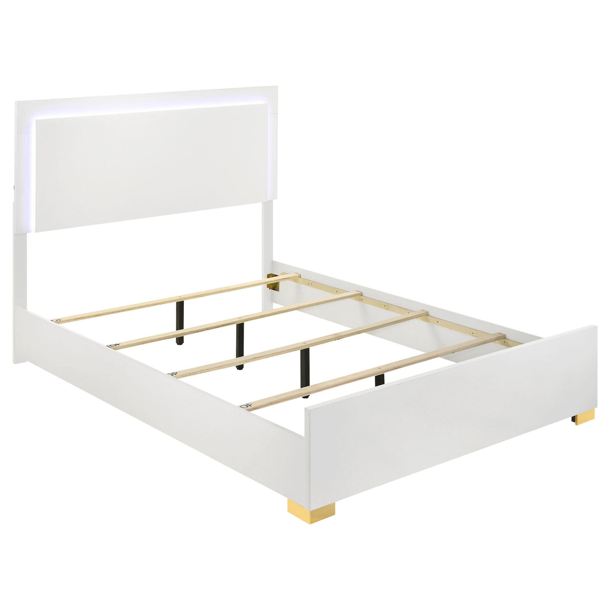 Jeremiah - LED Panel Bed With Touch Controlled Lighting