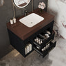 29.9" Modern Floating Bathroom Vanity with Sintered Stone Top