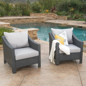 Antibes Armchair with Water Resistant Cushions Set of 2