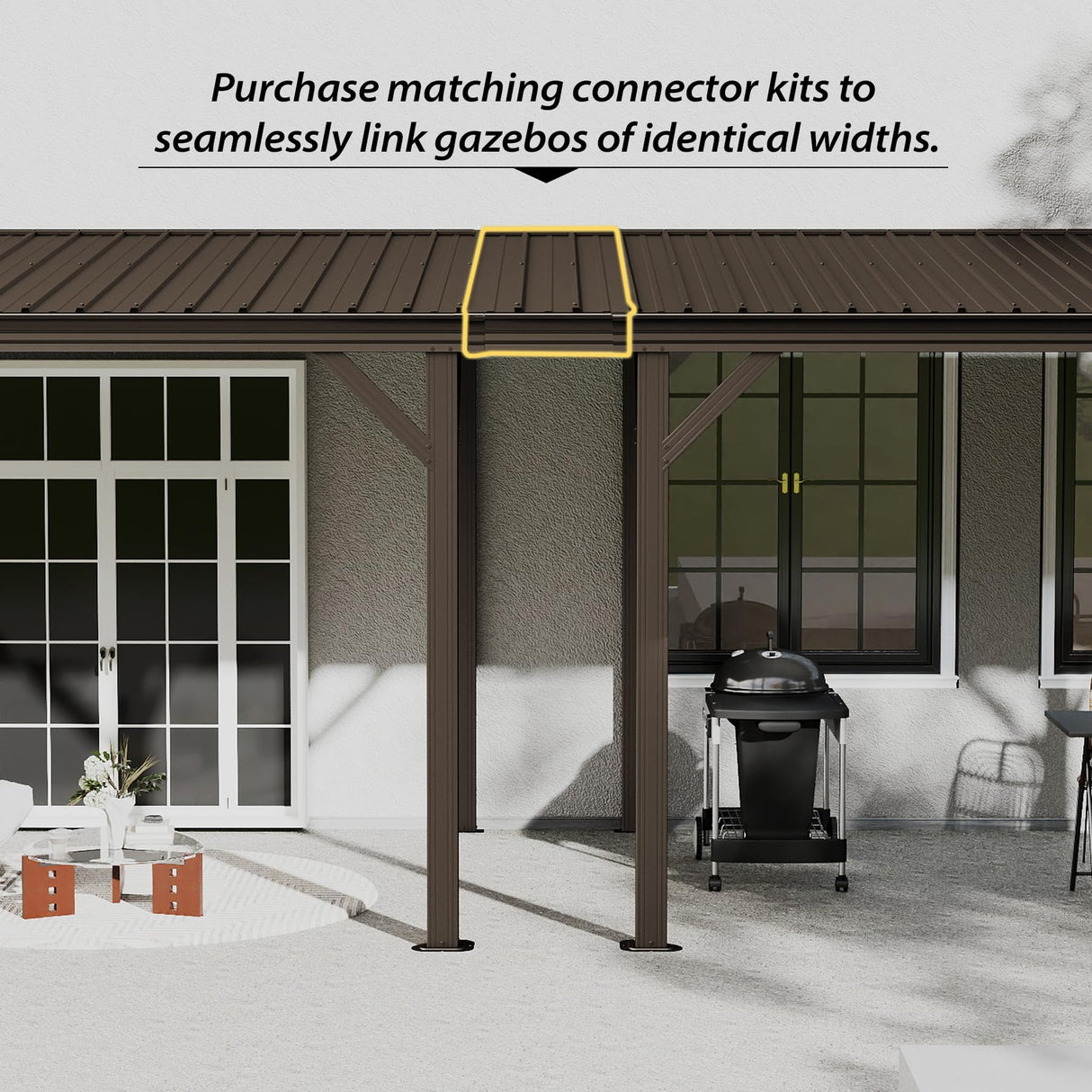 Gazebo Connector Kit for 10ft Wall Mounted Gazebos
