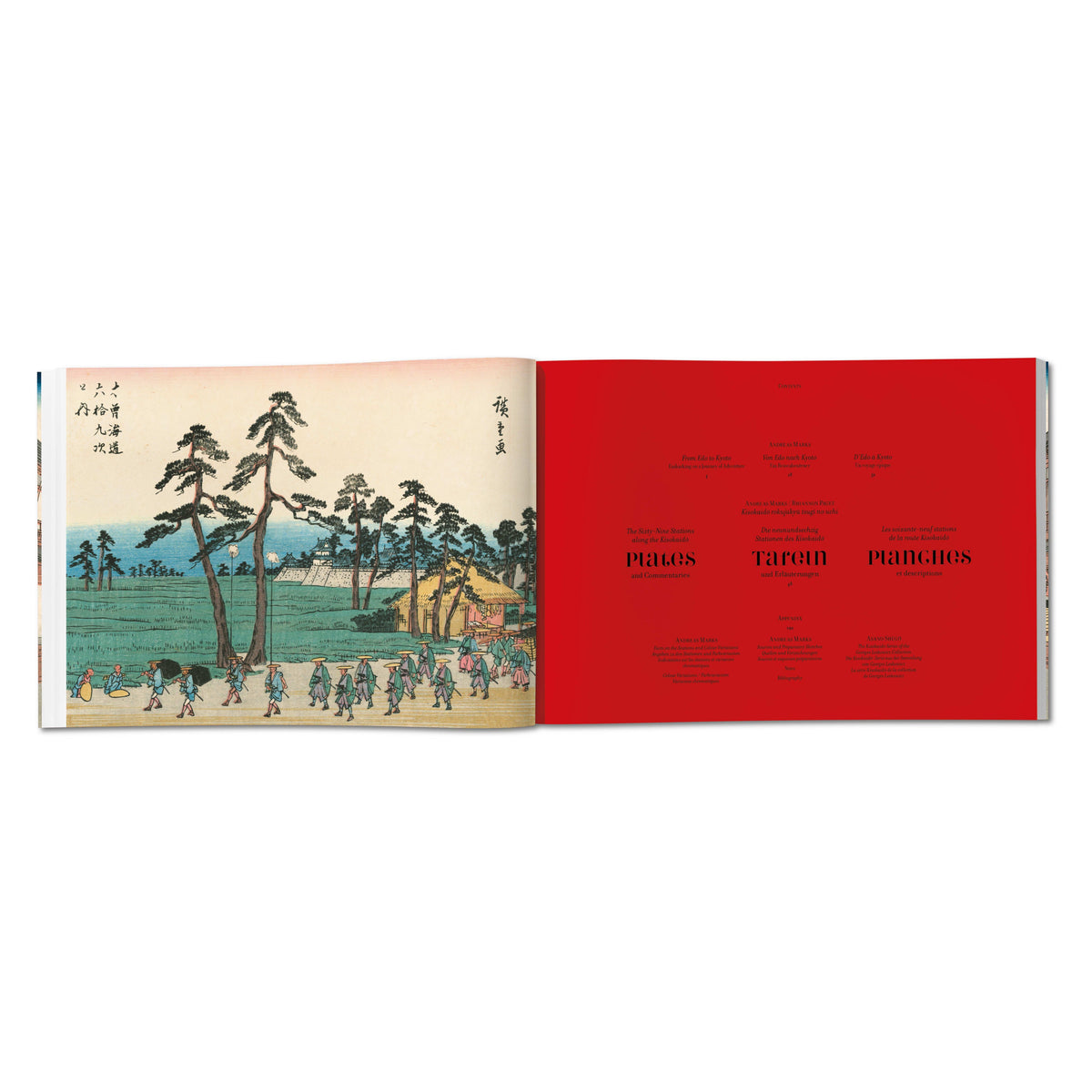 Hiroshige & Eisen. The Sixty-Nine Stations along the Kisokaido (German, French, English)