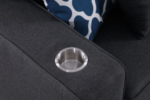 Cooper - Sectional Sofa With Ottomans And Cupholder
