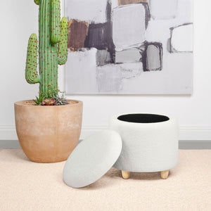 Corvair - Round Storage Ottoman