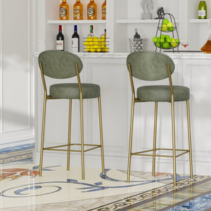 29'' H Seat Height Upholstered Bar Stools Set of 2