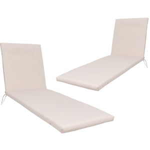 2PCS Set Outdoor Lounge Chair Cushion Replacement