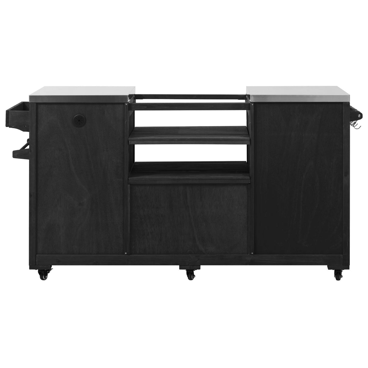K&K 66.5' Outdoor Kitchen Island for Big Green Egg Grills