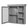 Wall Mounted Bathroom Medicine Cabinet With Mirror And Adjustable Storage With Soft Close Hinges