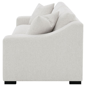 Ashlyn Fabric Upholstered Track Arm Sofa Sand