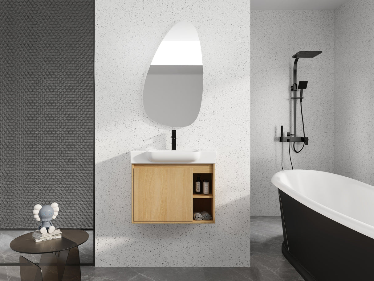 28'' Wall-Mounted Bathroom Vanity