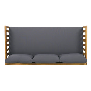 Claremont 3 Seater Daybed + Acacia Wood Patio Table