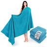 American Soft Linen Bekos 35x70 Inch Jumbo Bath Sheet Set of 2 – Extra Large 100% Cotton Turkish Bath Towels