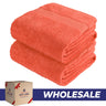 American Soft Linen Bekos 35x70 Inch Jumbo Bath Sheet Set of 2, Wholesale 100% Cotton Turkish Towel Set