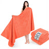 American Soft Linen Bekos 35x70 Inch Jumbo Bath Sheet Set of 2 – Extra Large 100% Cotton Turkish Bath Towels