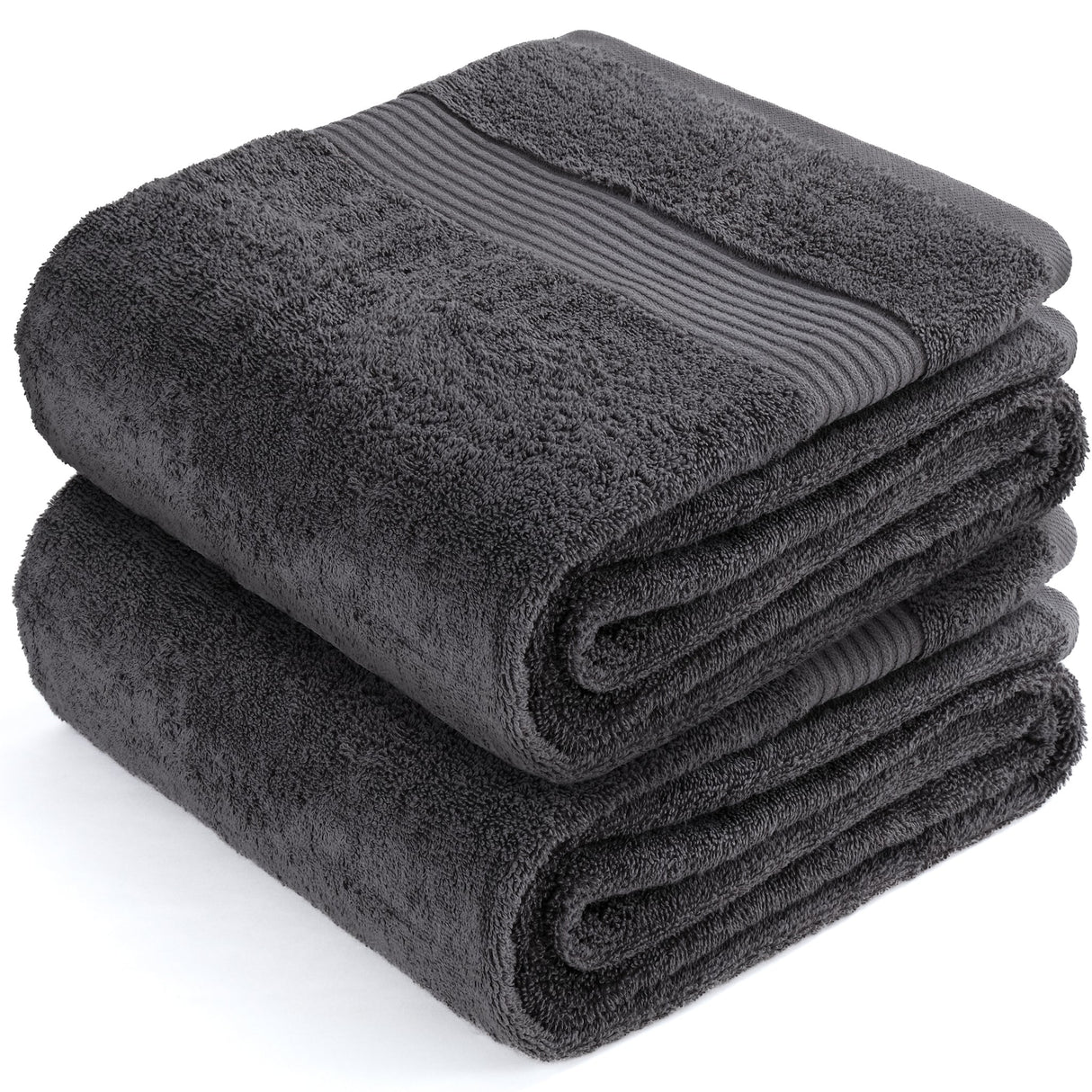American Soft Linen Bekos 35x70 Inch Jumbo Bath Sheet Set of 2 – Extra Large 100% Cotton Turkish Bath Towels