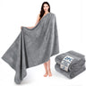 American Soft Linen Bekos 35x70 Inch Jumbo Bath Sheet Set of 2 – Extra Large 100% Cotton Turkish Bath Towels