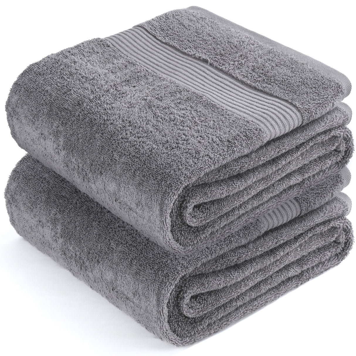 American Soft Linen Bekos 35x70 Inch Jumbo Bath Sheet Set of 2 – Extra Large 100% Cotton Turkish Bath Towels