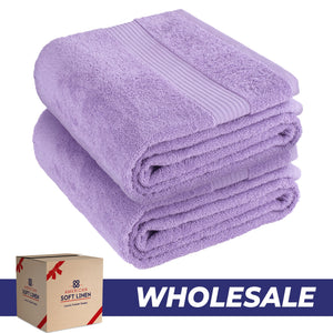 American Soft Linen Bekos 35x70 Inch Jumbo Bath Sheet Set of 2, Wholesale 100% Cotton Turkish Towel Set