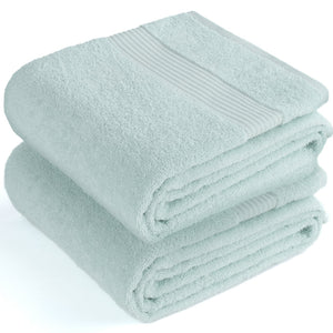 American Soft Linen Bekos 35x70 Inch Jumbo Bath Sheet Set of 2 – Extra Large 100% Cotton Turkish Bath Towels