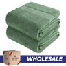 American Soft Linen Bekos 35x70 Inch Jumbo Bath Sheet Set of 2, Wholesale 100% Cotton Turkish Towel Set