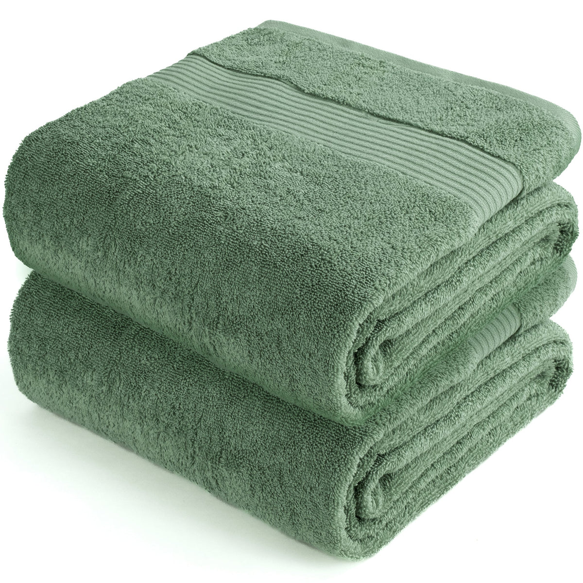 American Soft Linen Bekos 35x70 Inch Jumbo Bath Sheet Set of 2 – Extra Large 100% Cotton Turkish Bath Towels